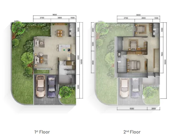Floor plan for Type N Premium Hoek